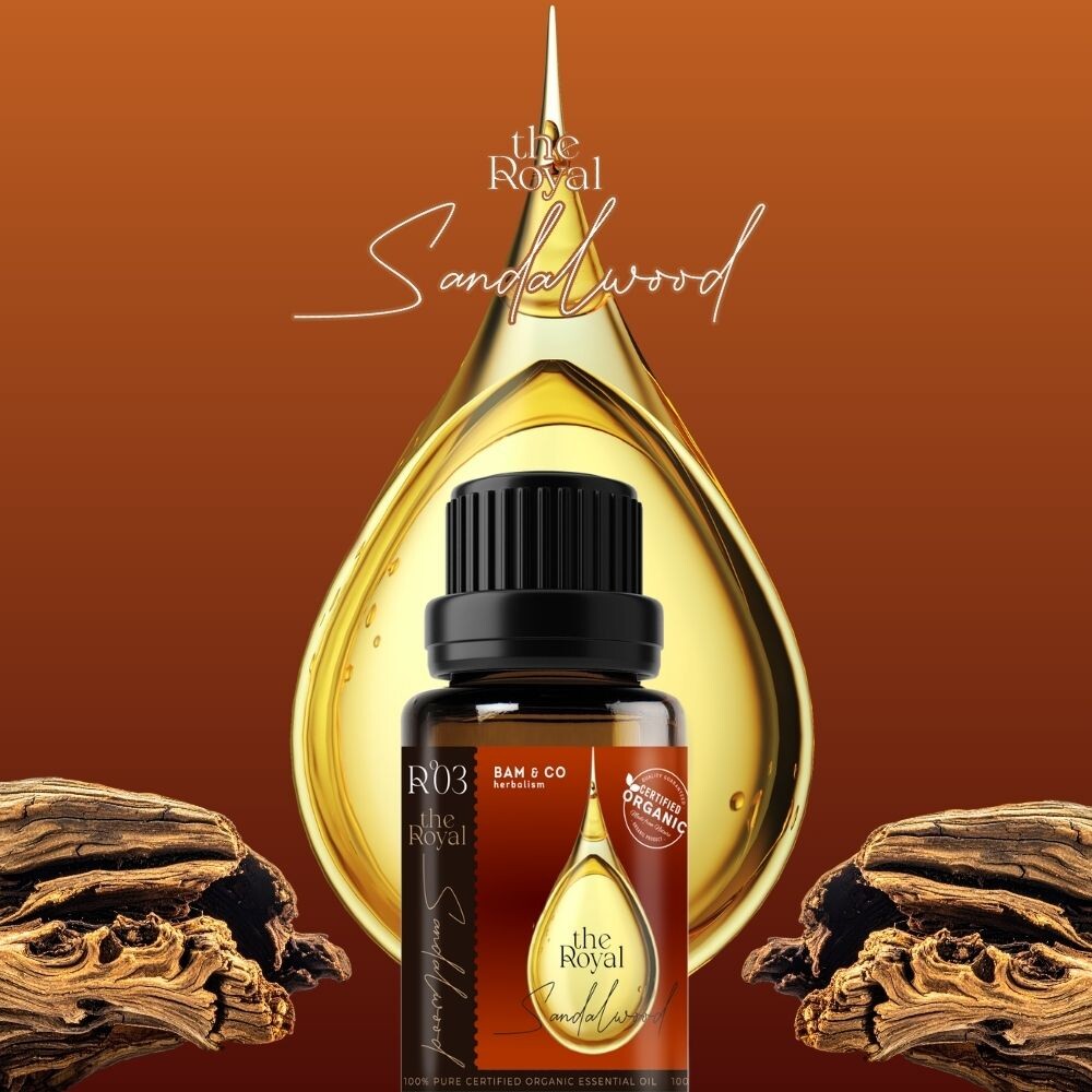 BAM & CO Royal Sandalwood Organic Essential Oil 10ml